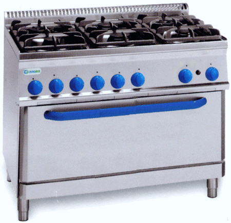 Плита газовая Tecnoinox PFX105G7