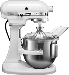 Миксер планетарный профессиональный KitchenAid 5КРМ5EWH 