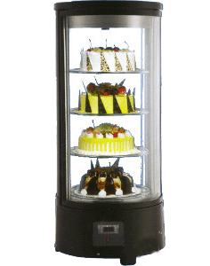 Витрина настольная холодильная STARFOOD 72L (круглая)