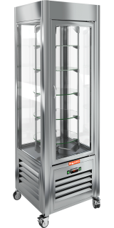 Витрина кондитерская вертикальная с вращением HICOLD VRC 350 R