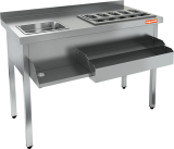 Барная станция открытая HICOLD НКС-10/6БПК