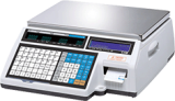 Весы торговые с печатью этикеток CAS CL-5000-15B