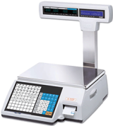 Весы торговые с печатью этикеток CAS CL-5000-15P