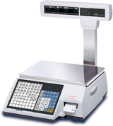 Весы торговые с печатью этикеток CAS CL-5000J-15P