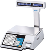 Весы торговые с печатью этикеток CAS CL-5000J-15IP