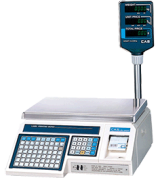 Весы торговые с печатью этикеток CAS LP-30R